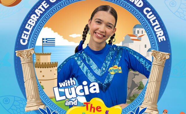 Celebrate Greek Language and Culture with Lucia and The Wiggles album cover